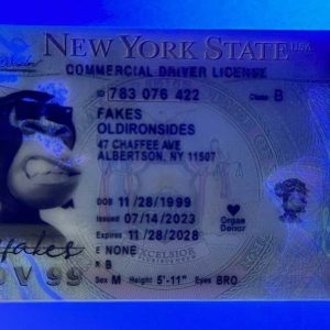 New York Driver License(New NY 2022 CDL PolyCard)