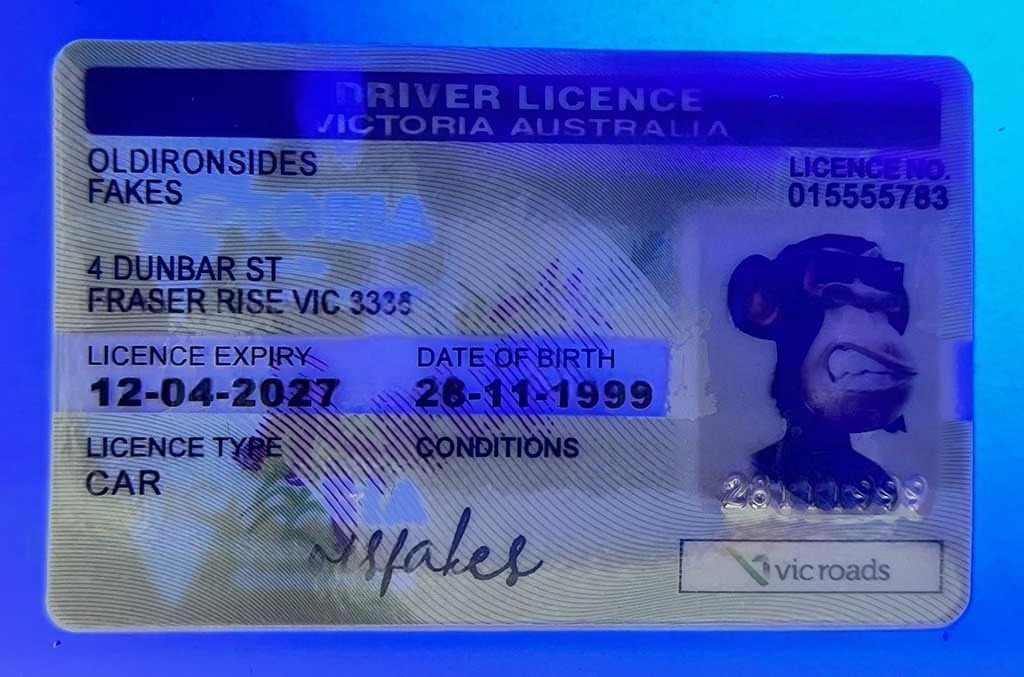 Vict Driver License Victoria Australia Driver Licence(VIC-B-FULL)